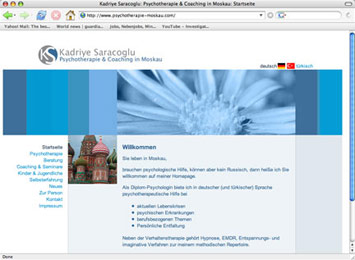 Screenshot Website Saracoglu